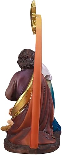Miniatura 4 de MIYOLO Santa Familia, María José Niño Jesús Figurita con Estrella Belén Estatua de Navidad Regalo Religioso Decoración Interior Colecciones