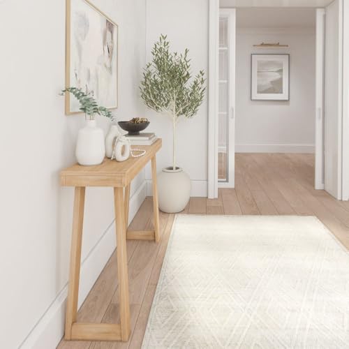 Plank+Beam Classic Console Table, 46 Inch, Blonde - Image 5