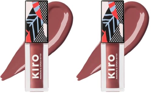 Image of Kiro Glossfinity Creme Gloss - Berry Burst, 5ml | High-Shine Nude Lip Gloss | Hydrating, Non-Sticky Formula | Enriched with Murumuru & Cupuacu Butters | 8 Shades for Every Indian Skin Tone (Pack of 2)