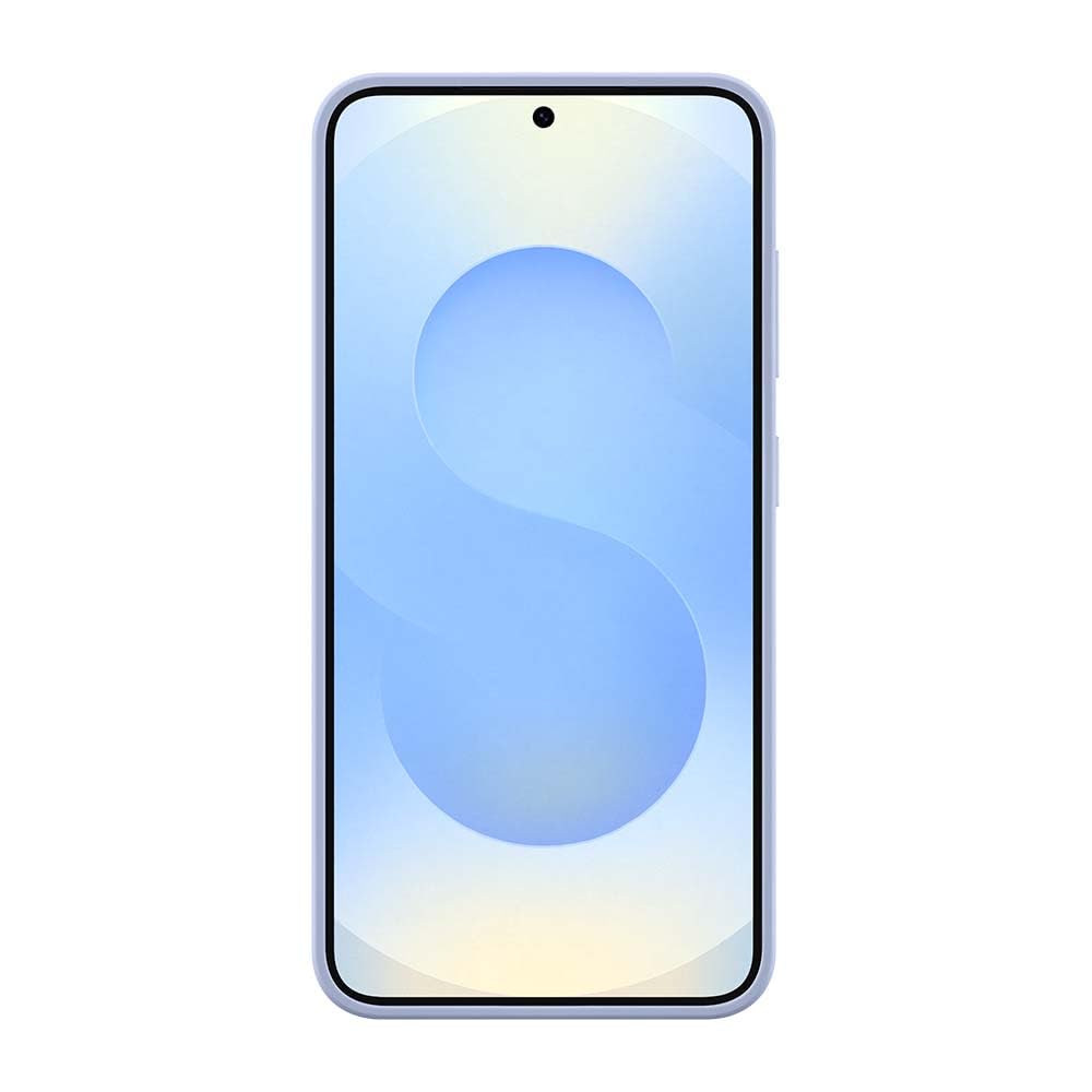 SAMSUNG Silicone Case cover colorata in silicone per Galaxy S25, Light Blue