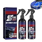 Spray Coating Agent, Multi-Functional Coating Renewal Agent, Car Fast-Acting Coating Agent Spray, 3 in 1 High Protection Quick Car Coating Spray Fast-Acting
