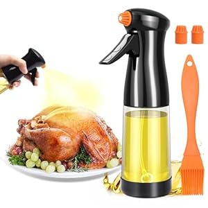 Oliesproeier, olijfolie spuitfles, keukenhulp accessoires voor keuken, friteuse, salade, bakken, grillen, braden koolzaadolie spuitfles