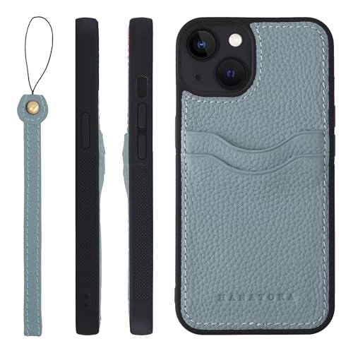 HANATORA for iPhone 13 �P�[�X �{�v �ϏՌ� �o���p�[�^ �X�}�z�P�[�X �X�}�z �X�g���b�v �t�� �V�������N���U�[ �M�t�g �u���[�O���[ CPGGZ-13-BlueGray