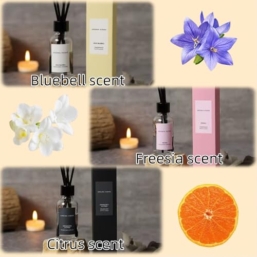 Set 3 Ambientadores de Varillas Bluebell Freesia Citrus 30ml miniatura 4