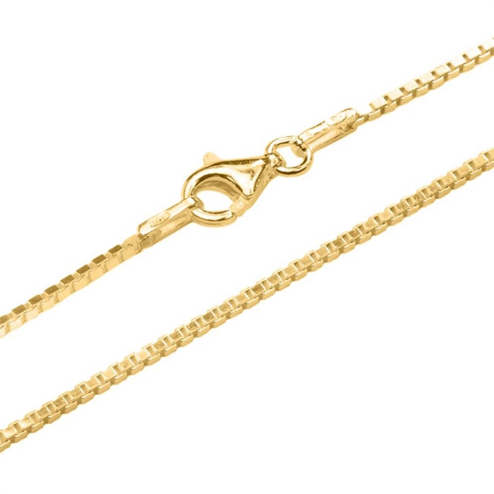 Unique Venezianerkette 1,2 mm aus vergoldetem 925er Silber