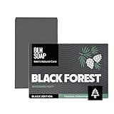 Black Forest Feste Männerseife: Natürliche Seife für Männer, Hand, Körper & Haare, Körperseife...
