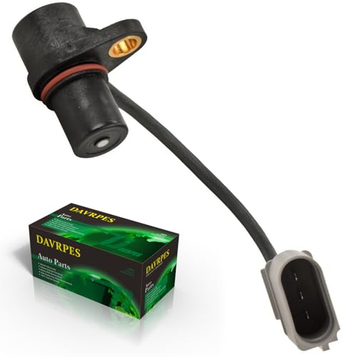 DAVRPES 0261210199 Crankshaft Position Sensor for 2000-15 Audi A3, A4, A4 Quattro, TT, TT Quattro, TTS Quattro; V-W Eos Golf GTI Jetta Passat Replace#06A906433L｜06A906433G