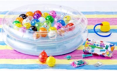 Amazon 水ヨーヨー スタートキット 100人用 お楽しみグッズ 紙風船 付きセット 縁日用品 おもちゃ