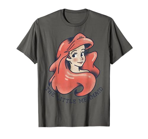 Disney The Little Mermaid Ariel Tattoo Style Portrait T-Shirt