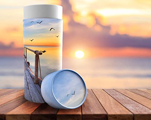 Image of Dock of The Bay Biodegradable Urns for Adult Ashes - Eco Friendly, Scattering Tube
