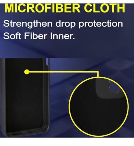 Image of Back Cover Case Compatible with Redmi Note 15 5G | Poco M8 5G Shockproof Military Grade Protection | Micro-Fibre Cloth On Inner Side | Anti-Slip Grip (Blue)