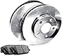 R1 Concepts Rear Brakes and Rotors Kit |Rear Brake Pads| Brake Rotors and Pads| Ceramic Brake Pads and Rotors |fits 2012-2018 Kia Rio, 2012-2021 Hyundai Accent