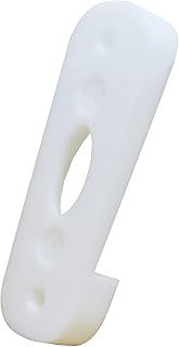 TEYOUYI Soporte lateral de vinilo para timbre Nest Hello Doorbell, cuña de montaje en ángulo para el timbre Google Nest (cableado) (vinilo estándar de 4 pulgadas, tablero Hardi, aluminio, blanco cedro