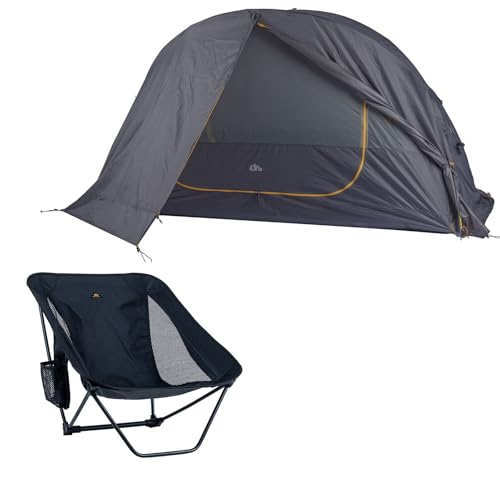 iClimb Ultralight Carpa Solo 4 Estaciones y Silla Plegable miniatura 1