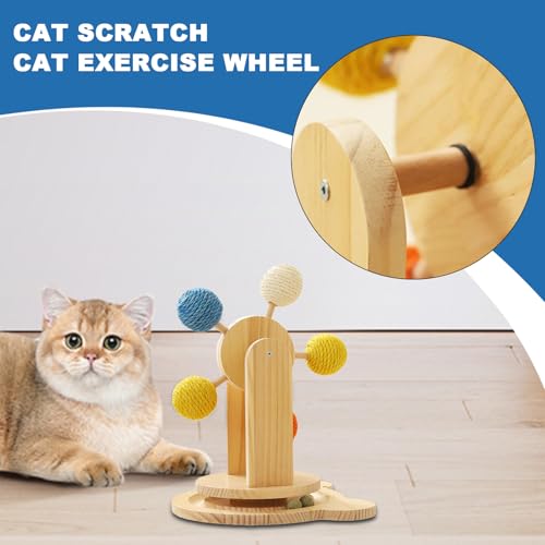 Griffoir pour chat de petite taille en bois durable - 4