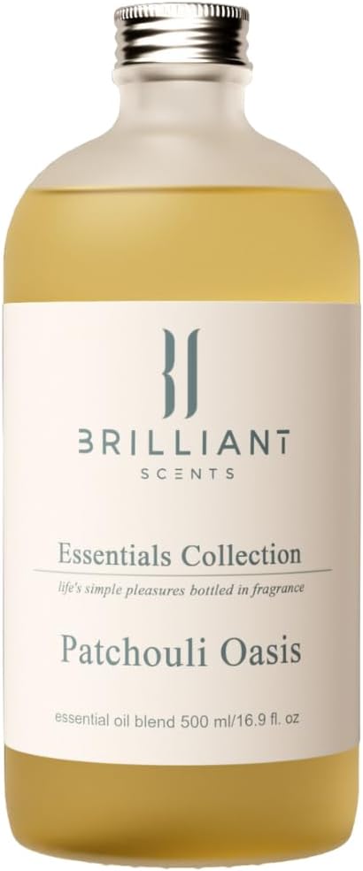 Brilliant Scents Whispering Linen Fragrance Oil 200ml - Premium Diffuser Oil for Luxury Home & Business - Long Lasting, Plant-Based, Meets IFRA Standards, USA-Made - Clean Linen & Musky Woody Scent