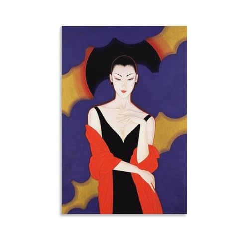  ߓcY̔l m  w |X^[ (4) EH[A[g  G xbh[ rO ǂ̊G08x12inch(20x30cm)