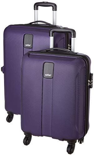 Image of Safari Thorium Sharp Anti-Scratch Combo Set of 2 Small, Medium Polycarbonate Check-in 4 Wheel Hard Suitcase