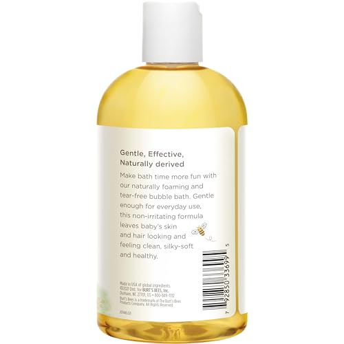 Burt's Bees Baby Bubble Bath, Tear Free Baby Wash - 12 Ounce Bottle