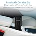 Pure Enrichment PureZone Mini Portable Air Purifier - Cordless True HEPA Filter Cleans Air & Eliminates 99.97% of Dust, Odors, & Allergens Close to You - Cars, School, & Office (Black)