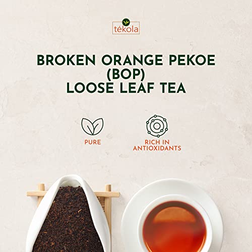 Tekola Tea Co. - Broken Orange Pekoe Fannings, Premium Blend, Processed And Packed In Ceylon, Black Tea Loose Leaf, One Pound #TOP1