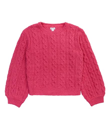 Splendid Girls' Fuzzy Cable Sweater