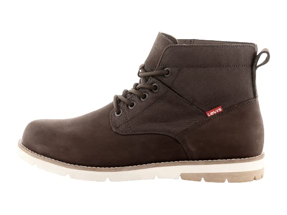 Levi's - JAX, Botas de moda Hombre, DARK BROWN, 45 EU