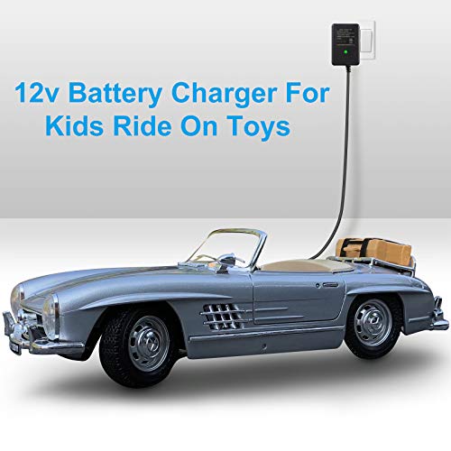 Weewooday 12V Charger For Kids Ride On Cars, 12 V Battery Charger For Ride On Toys With Charging Indicator Light For Suv Electric Ride Toy Battery Supply Power Accessories #TOP6