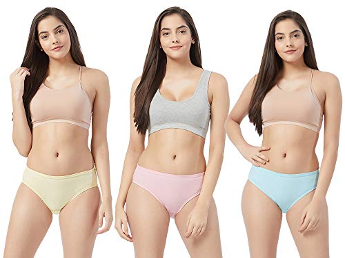 Image of Fruit of the Loom Women's Bikini(Colors and Prints May Vary) (Pack of 3)