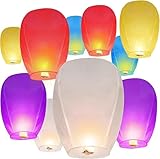 【Environmentally Friendly】: Our Chinese paper lanterns are made of high-quality flame-retardant paper and bamboo frames. They are 100% biodegradable and will leave no trace over time. These paper lanterns are a great combination of quality and enviro...