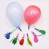 QuickYen 吹き戻し笛 風船笛 応援ホイッスル ピロピロ笛 吹き戻し おもちゃ カラフル 子供笛 パーティー イベント おもちゃ 子供 おもちゃ 誕生日 吹き戻し パーティー小道具 (50個セット) [並行輸入品]