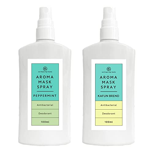 &SH アロマ マスク スプレー 100ml×2本 (カフンブレンド と ペパーミント) セット/マスクスプレー マスク用
