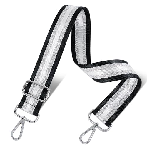 Image of chushui Silver Hardware Purse Strap,Replacement Crossbody Adjustable Shoulder Strap for Handbag Bag