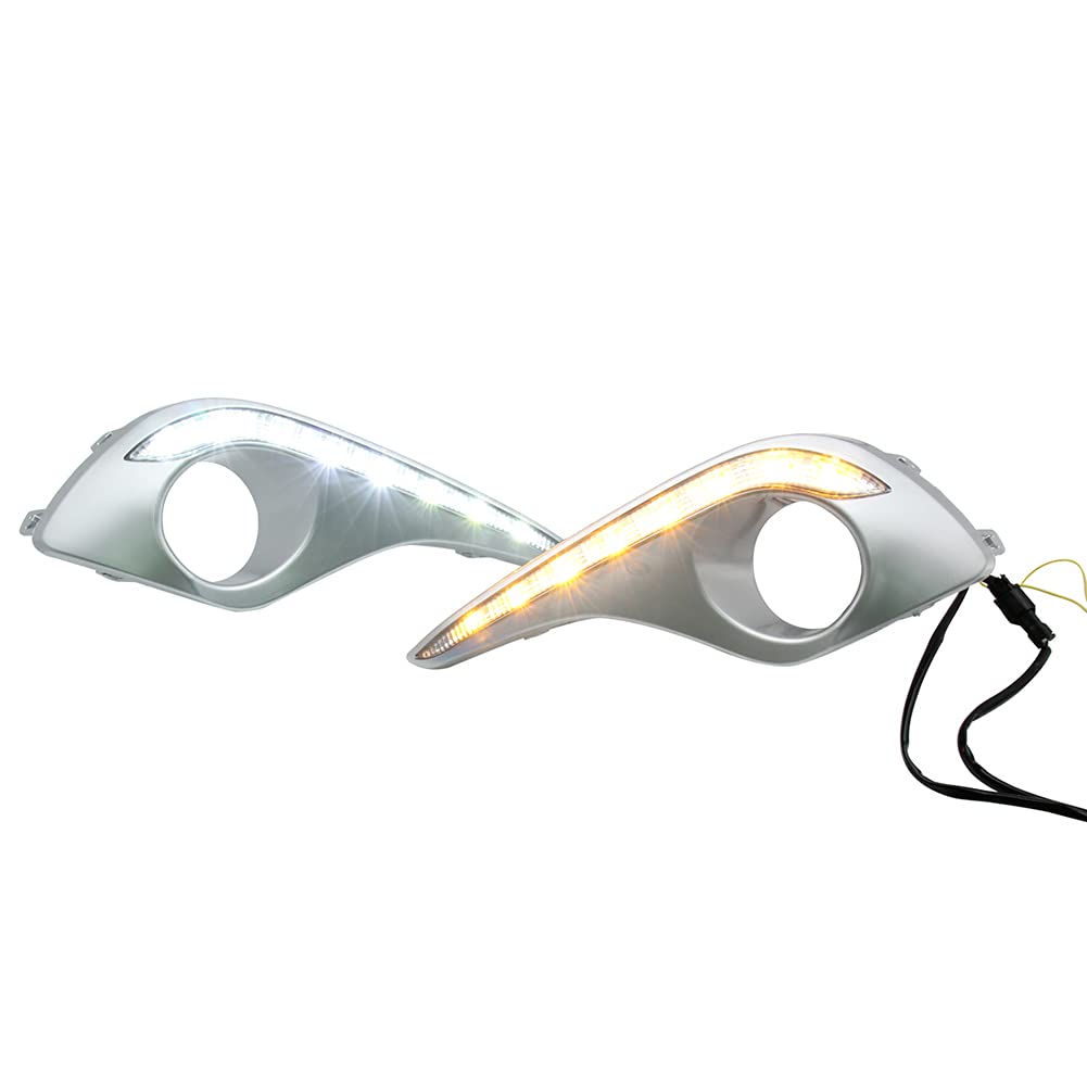 1Pair DRL Indicatori di direzione Luci di marcia diurna, per Toyota Highlander 2012 2013
