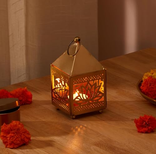 Amazon Brand - Solimo Lotus Tealight Candle Holder for Home Décor & Gifting (B0CTMJXWTR) Amazon Price History, Amazon Price Tracker