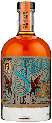 Rockstar Spirits Two Swallows Citrus and Salted Caramel Rum, 50 cl