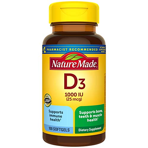 Nature Made Vitamin D3 1000 Iu 90 + 10 Liquid Softgels