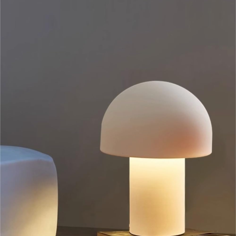 Lampada da tavolo a fungo, arredamento moderno con accento minimalista