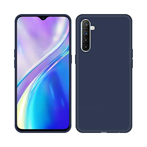 Image of Case Creation Luxurious OG Series for Realme X2 Case Cover,Anti-Dirty Slim Case Frosted Matte Cute Candy TPU Raised Bezel (Splash of Color) Back Cover for RealmeX2 -Navy Electric Blue