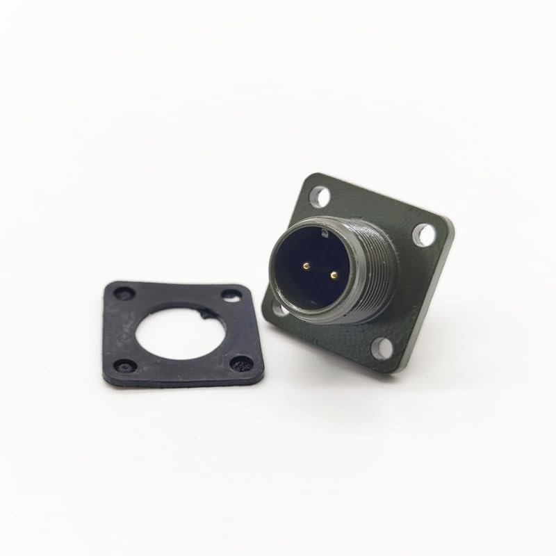 Connecteur circulaire industriel MS3102A10SL-4P MIL-DTL-5015 mâle à souder à 2 broches
