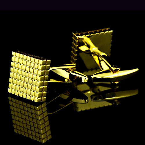Daesar Mancuernillas para Camisas Hombre Cobre Dorado miniatura 3