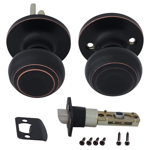 Honeywell 8101403 Classic Passage Door Knob, Oil Rubbed Bronze by Honeywell - Used condition - CA$11.81