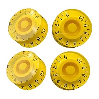 Oshhni 4 pièces potentiomètre capuchon guitare accessoires haut-forme boutons Durable Timbre haut-forme style boutons… - Les Beatles, Paul McCartney, John Lennon, RIngo Starr, George Harrison Oshhni 4 pièces potentiomètre capuchon guitare accessoires haut-forme boutons Durable Timbre haut-forme style boutons… – Image 3