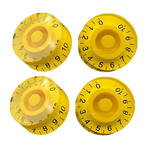 Oshhni 4 pièces potentiomètre capuchon guitare accessoires haut-forme boutons Durable Timbre haut-forme style boutons… - Les Beatles, Paul McCartney, John Lennon, RIngo Starr, George Harrison Oshhni 4 pièces potentiomètre capuchon guitare accessoires haut-forme boutons Durable Timbre haut-forme style boutons… – Image 4