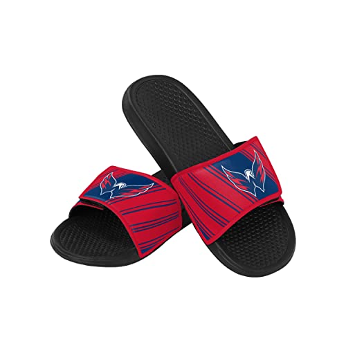 Image of FOCO Men's NHL Team Logo Sport Shower Legacy Slide Flip Flop Sandals