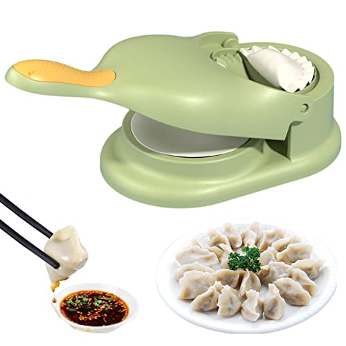 Máquina For Hacer Dumplings 2 En 1,MolAutomático Para Hacer Empanadillas,Máquina Para Hacer Tortillas,Moldes Para Envoltorios...