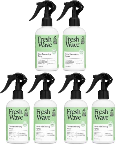 Image of Fresh Wave Original Scent Odor Removing Spray, 8 fl. oz. | Pack of 6 | Odor Absorber for Home, Furniture, Fabrics & Trash | Safer Odor Relief