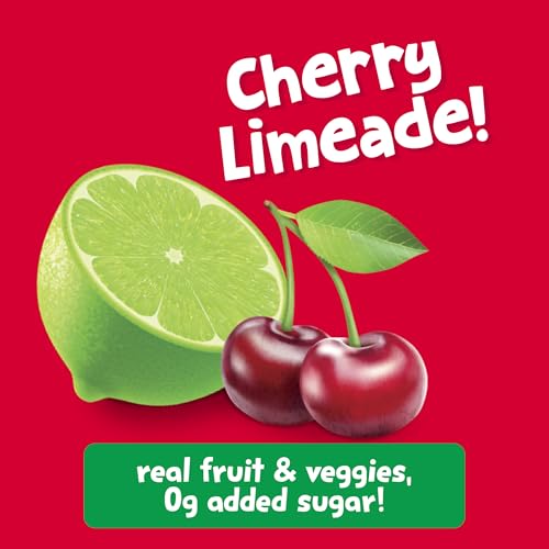 Gerber Get'ems! Squeezies Cherry Limeade Smoothie Pouch, 2.5 Oz, 8 Pack - image 2