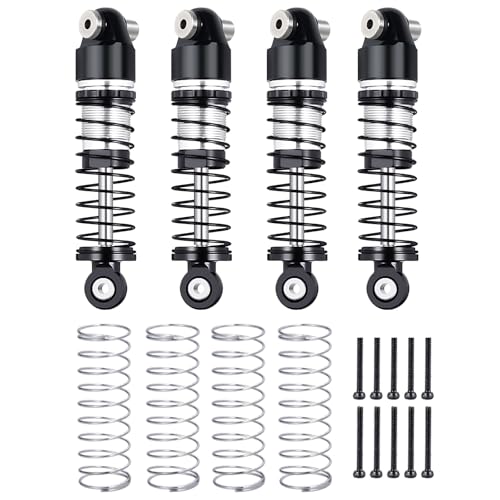 RCLIONS RC Car Shocks 38mm Oil Shock Absorber for AXIAL SCX24 1/24th RC Crawler Car Upgrade Parts