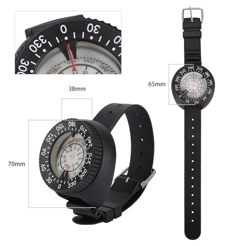 Brújula de pulsera impermeable para hemisferio sur miniatura 3